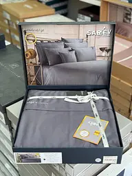 Постільна білизна Sartoria Grey Сатин Преміум Sarev pbe0051694 - мініатюра 2