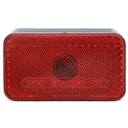 Габарит прямокутний GMAK 75х45х20 мм / 12/24V / без ламп / Червоний 1 шт. (G17)