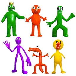 Набір фігурок Райдужні друзі 6 шт Roblox Rainbow Friends