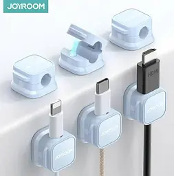 Фіксатор кабелю магнітний Joy 3 шт Blue - мініатюра 2