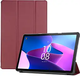 Чохол-книжка BeCover Smart Case для Lenovo Tab M10 Plus TB-125F (3rd Gen) Red Wine (708307) [77342] - мініатюра 4