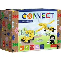 Конструктор Trefl Connect 2в1 61969 94 ел. Різнокольоровий