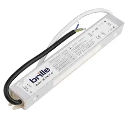 Блок живлення Brille вологозахищений LED dr-30W IP-67 AC 100-240V DC 12V