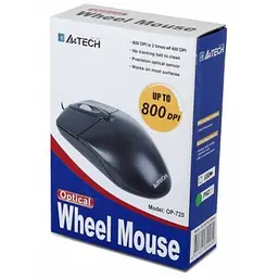 Мишка A4Tech OP-720 Black-USB (4711421699495) - мініатюра 2