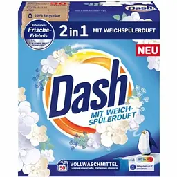 Пральний порошок Dash 2in1 Vollwaschmittel (універ) ,3 кг 50 циклів (4012400504121)