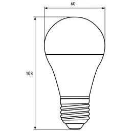 Лампочка Eurolamp LED A60 7W E27 4000K 220V акция 1+1 (MLP-LED-A60-07274(E)) - мініатюра 4