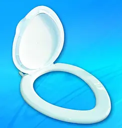 Сидіння для унітаза SantehPlast C-007 пластик Білий 30412 - мініатюра 2