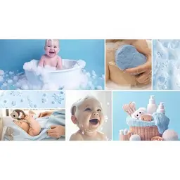 Губка для купання BabyOno блакитна (1640/02) - мініатюра 7