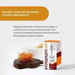 Дієтична добавка Кордицепс Супер 60 капсул - мініатюра 3