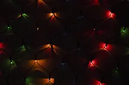 Новорічна гірлянда-сітка Devilon з лампочками розжарювання 8 режимів IP20 2 х1 м 320 л різнокольоровий (050321) - мініатюра 2
