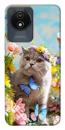 Чехол itsPrint Spring cat для Vivo Y02