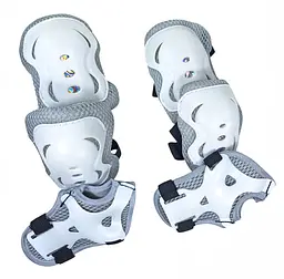 Комплект дитячого захисту А15 XS (3-5 р) білий з сірим (G0002260)