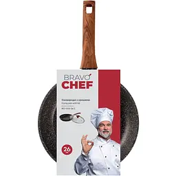 Сковорода Bravo Chef з кришкою 26 см (BC-1102-26 L) - мініатюра 3