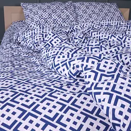 Комплект постільної білизни Ranforce Elite MIRSON Abstract Blue 110х140см (2200013163923) - мініатюра 3