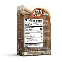 Порошковий напій A&W Root Beer Powder Drink Mix 6 стіків 15 г - мініатюра 5