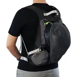 Рюкзак велосипедний Naturehike Riding 15л (NH15C001-B) чорний - мініатюра 6