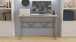 Комп'ютерний стіл Ferrum-decor Раян 75x100x70 сірий ДСП Дуб Сан-Марино 16мм (FRD-101624) - мініатюра 7