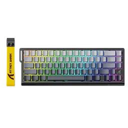 Клавіатура Attack Shark X68 HE Side Printed RGB Gradient Black (AS-X68-HEMS-SP-GBK) - мініатюра 3