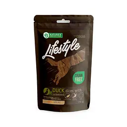 Ласощі для собак Nature's Protection Lifestyle soft duck dices скибочки качки з морською капустою, 75 г