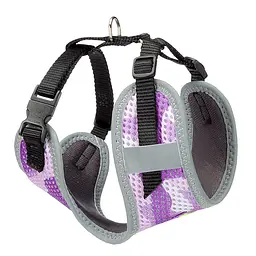 Шлея для собак Ferplast Nikita P Fashion XXS камуфляж фіолетова A: 15-22 см B: 22-33 см 1 cм 75468903