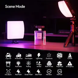 Накамерне світло Ulanzi C01RGB 10W Pocket light (L205) - мініатюра 7