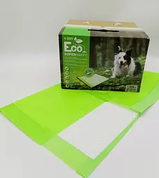 Пелюшки для собак Croci Super Nappy Eco біорозкладні 14 шт 57х84 C6028484 - мініатюра 2