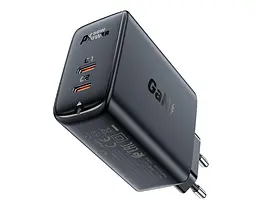 Зарядний пристрій 2 порти 50 ват Acefast A29 2 Type-C 3 A 50 W PD QC