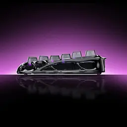 GravaStar Клавіатура механічна Mercury V75 Lite 75keys, Blackcore, USB-A, Transparent Black - мініатюра 3