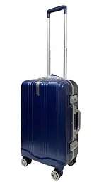 Валіза маленька Snowball 85903 з полікарбонату 39 л 57×38,5×22,5 см Синій