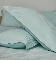 Набір наволочок Moon&Star Satin Stripe Stripe Mint 50х50 см 2 шт - мініатюра 4