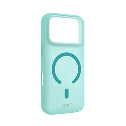 Чохол MAKE Apple iPhone 17 Pro Silicone Aura Magnet Cyan
