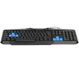 Клавіатура Esperanza Keyboard EGK201 Blue Black (EGK201BUA) - мініатюра 2