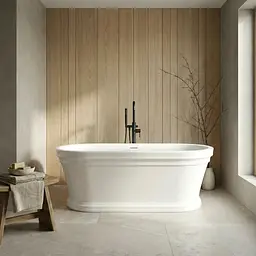 Окремостояча ванна Rea Olivia 170x77 см, біла REA-W0507 - мініатюра 4