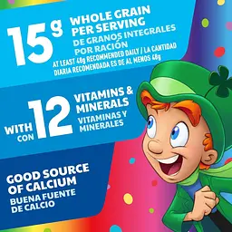 Сухий сніданок Lucky Charms Rainbow Sprinkles Cereal Birthday Cake Flavor 309г - мініатюра 4
