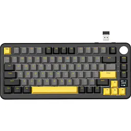 Клавіатура Attack Shark X85 Pro RGB Linear Blueberry Switch Wireless Starry Black (AS-6972792470368-SB-UA) [166731]