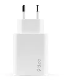 Мережевий зарядний пристрій Ttec SmartCharger Duo PD USB-C/USB-A 32Вт Білий (2SCS24B)