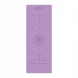 Килимок (мат) спортивний 4FIZJO PU 183 x 68 x 0.4 см для йоги та фітнесу 4FJ0589 Violet (P-5907739319548) - мініатюра 5