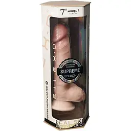 Фалоімітатор SilexD Johnny Premium Real Skin Flesh (7in MODEL 1) - мініатюра 6