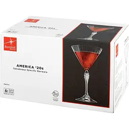 Набір келихів для мартіні Bormioli Rocco America'20s 245 мл 6 шт. - мініатюра 3