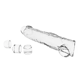 Подовжуюча насадка на член Pretty Love Extension Penis Sleeve, +7.5 см - мініатюра 4