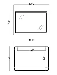 Дзеркало Qtap Cardinal з LED-підсвічуванням Touch QT0478C10070 - мініатюра 10