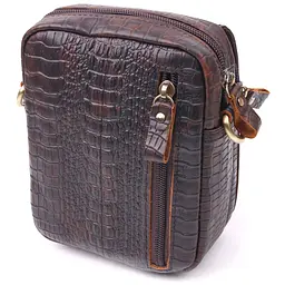 Чоловіча шкіряна сумка Vintage 13,5х18х6 см sum0022410 - мініатюра 2