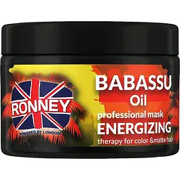 Маска для фарбованого волосся Ronney Professional Mask Babassu Oil Energizing 300 мл