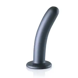 Фалоімітатор Ouch! Smooth G-Spot Dildo 6'' 15 см (сірий) - мініатюра 2