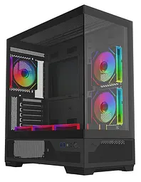 Корпус SAMA V43 без БЖ (V43-BKADA6X1-GL) Black