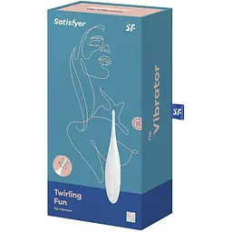Вібратор для клітора Satisfyer Twirling Fun Білий - мініатюра 5