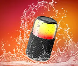 Портативная колонка REAL-EL RX705 5W Bluetooth TWS, RGB, Black - мініатюра 10