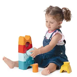 Іграшка-піраміда 2 в 1 Chicco Eco+ Зоовежа (11570.00) - мініатюра 4