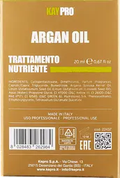 Рідкі кристали з аргановою олією для сухого волосся KayPro Argan Oil 20 мл - мініатюра 2