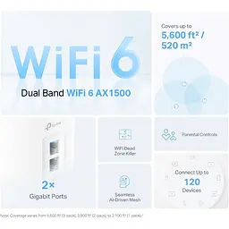 Wi-Fi Mesh система TP-Link Deco X10 3-Pack [145822] - мініатюра 2